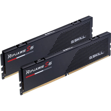 G.skill 32 gb ddr5-6000 (2x 16 gb) kit werkgeheugen (zwart, f5-6000j3040f16gx2-rs5k, ripjaws s5, xmp)