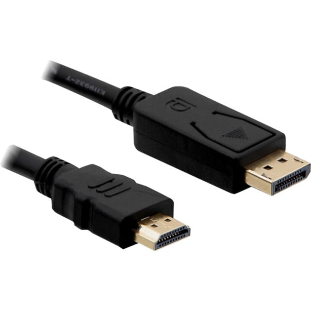 Load image into Gallery viewer, Delock displayport naar high speed hdmi kabel (zwart, 3 meter, 4k)
