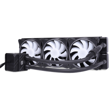 Alphacool eisbaer pro hpe aurora 360 cpu aio waterkoeling (zwart, argb, 4-pin pwm)