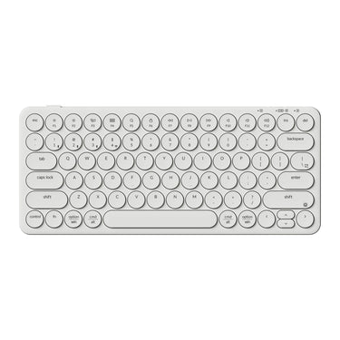 Keychron b3 pro-k8 toetsenbord (wit, us lay-out (qwerty), scissor switches, 75%, abs keycaps, 2.4 ghz | bluetooth | usb)