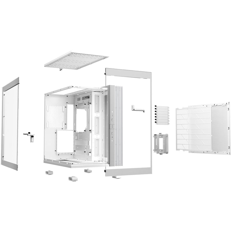 Load image into Gallery viewer, Be quiet! light base 600 dx midi tower behuizing (wit | 2x usb-a | 1x usb-c | rgb | tempered glass)
