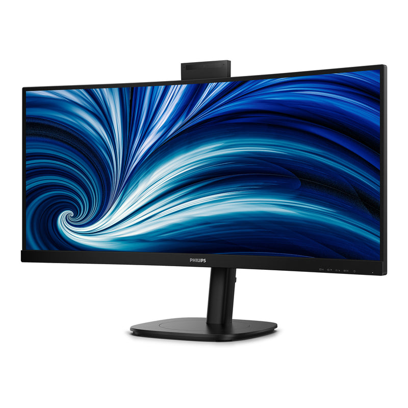 Load image into Gallery viewer, Philips 34b2u3600ch 34 curved ultrawide monitor (zwart, 2x hdmi, displayport, 3x usb-a, usb-b, usb-c, rj-45)
