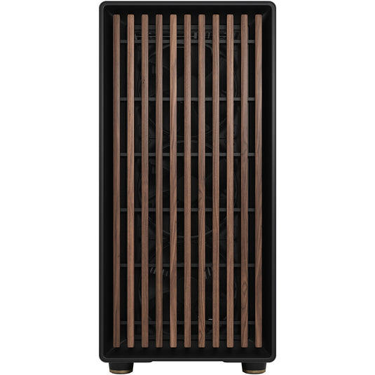 Fractal design north xl midi tower behuizing (zwart houtkleur | 2x usb-a | 1x usb-c)
