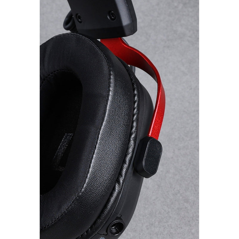Afbeelding laden in galerijviewer, Mchose s9 pro wireless over-ear gaming headset (zwart rood, pc laptop playstation switch smartphone, 2.4g bluetooth wired type-c )
