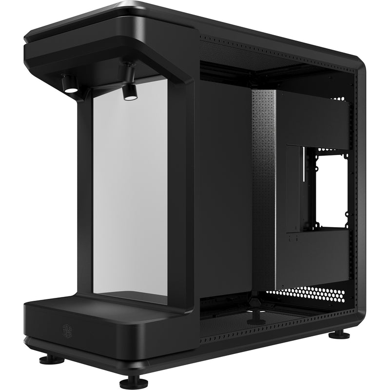 Load image into Gallery viewer, Cooler master masterframe 360 stage mirror midi tower behuizing (zwart | 2x usb-a | 1x usb-c | rgb | tempered glass)
