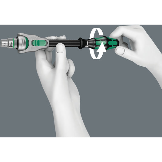 Wera 8100 sa 2 zyklop speed ratel- en doppenset, 1 4 -aandrijving, metrisch, 42 -delig - 1 stuk(s) - 05003533001