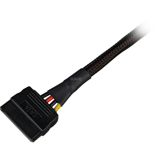 Sharkoon sata stroomadapter (zwart)