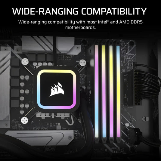 Corsair dominator titanium ddr5 lighting enhancement kit ledverlichting (zwart, cmplekit2)