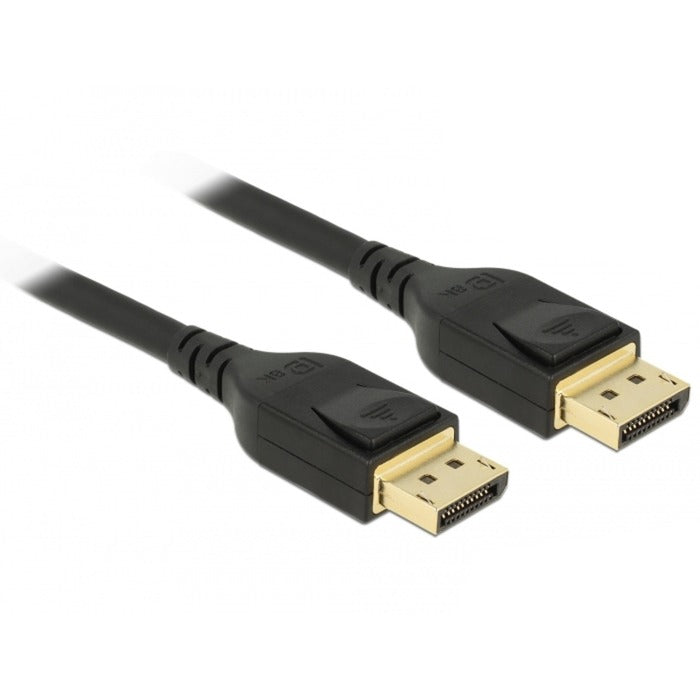 Load image into Gallery viewer, Delock displayport kabel (zwart, 3 meter, 8k)
