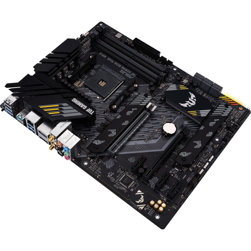 Load image into Gallery viewer, Asus tuf gaming b550-plus wifi ii socket am4 moederbord (zwart, raid, gb-lan, wi-fi 6, bt, sound, atx)
