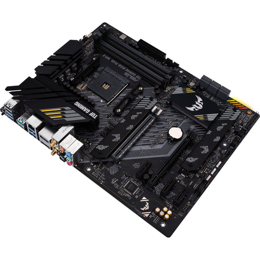 Asus tuf gaming b550-plus wifi ii socket am4 moederbord (zwart, raid, gb-lan, wi-fi 6, bt, sound, atx)