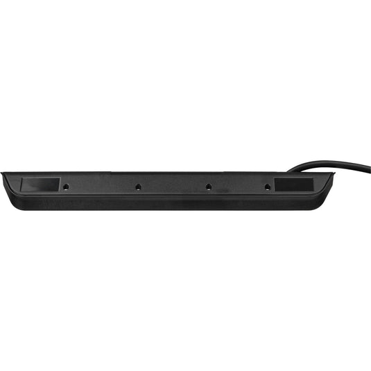 Brennenstuhl ®estilo hoekaansluitdoosstrook met usb laadfunctie 6-weg 4x b eschermend contactdoos 2x euro zilver zwart
