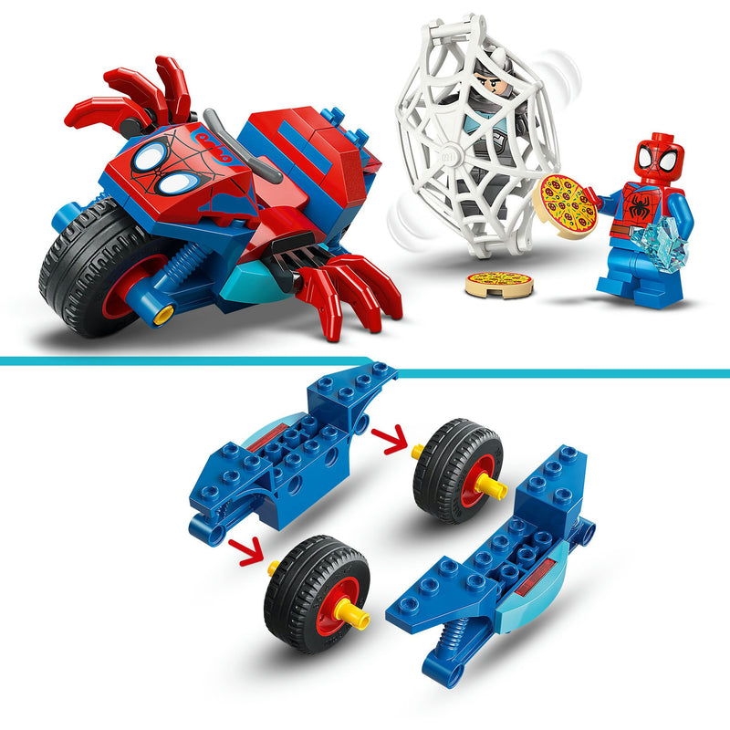 Load image into Gallery viewer, Lego marvel - spidey op zijn motor vs. rhino constructiespeelgoed (11206)
