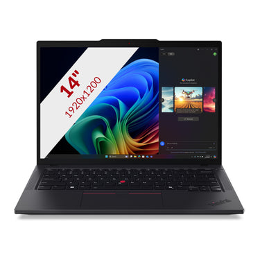 Lenovo thinkpad t14 gen 6 amd (21qj0053mh) 14 copilot+ laptop (zwart | ryzen ai 7 pro 350 | radeon 860m graphics | 32 gb | 1 tb ssd)