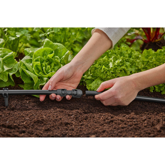 Gardena koppeling 13 mm (1 2 ) connector (donkergrijs, 3 stuks)