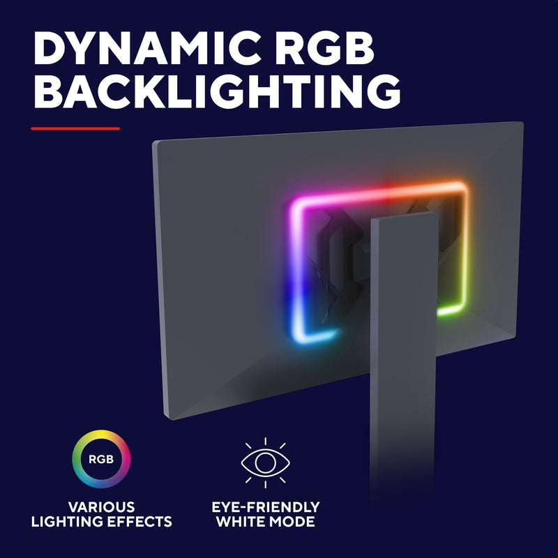 Load image into Gallery viewer, Trust gxt 907 vybz rgb-achtergrondverlichting voor monitoren (zwart)
