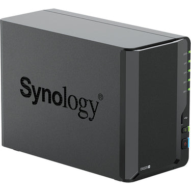 Synology diskstation ds225+ nas (zwart, 1x 1gbe lan, 1x 2.5gbe lan, 2x usb 3.2 gen 1)