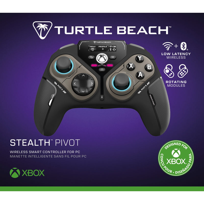 Load image into Gallery viewer, Turtle beach stealth pivot draadloze slimme controller (zwart, 2,4 ghz bluetooth usb, pc, xbox, android)
