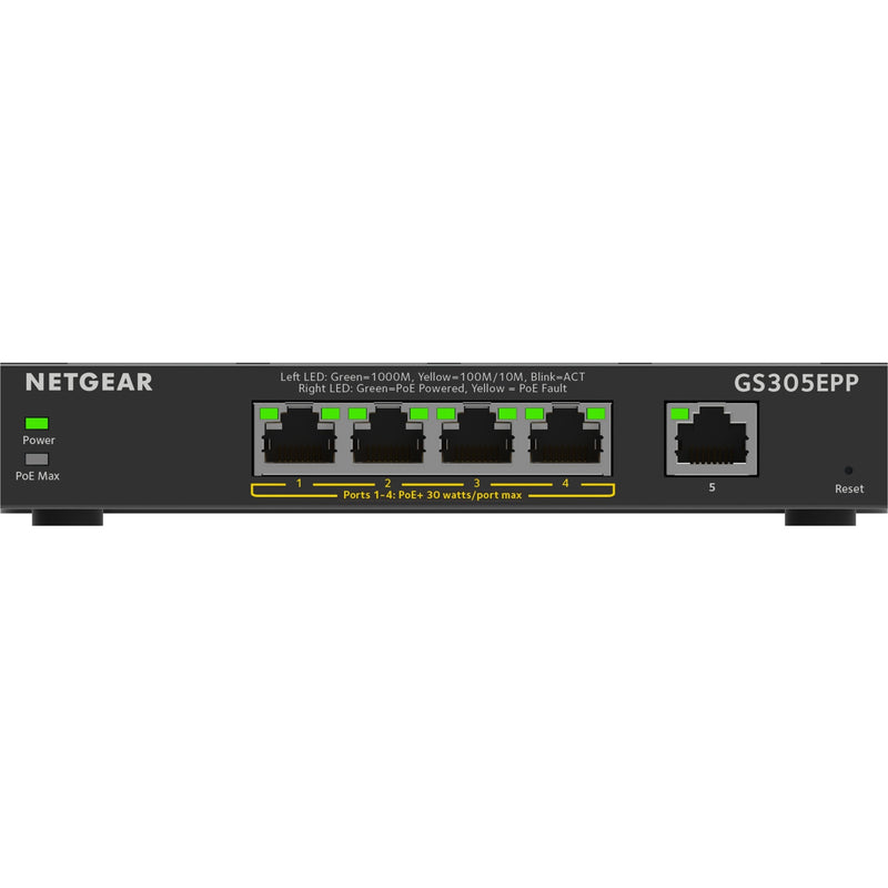 Load image into Gallery viewer, Netgear gs305epp switch (zwart)
