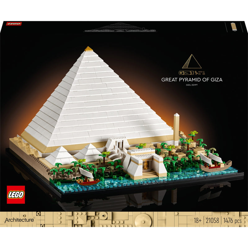Load image into Gallery viewer, Lego architecture - grote piramide van gizeh constructiespeelgoed (21058)
