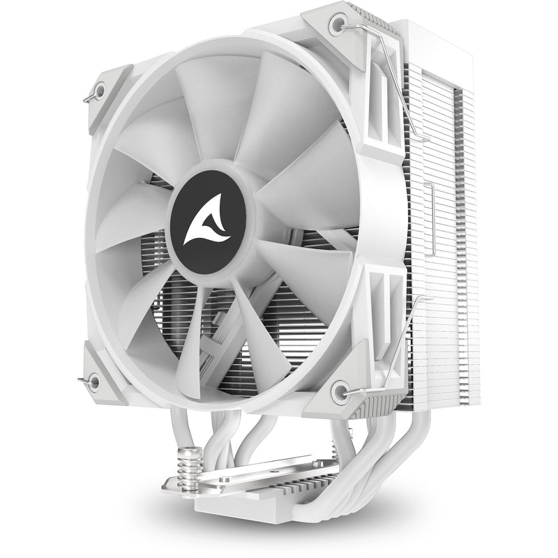 Load image into Gallery viewer, Sharkoon a50 rgb cpu-koeler (wit, 4-pins pwm fan-connector)

