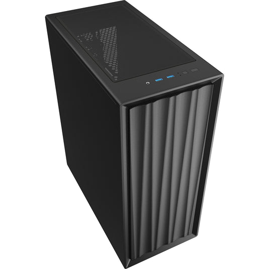 Sharkoon vk3 midi tower behuizing (zwart | 2x usb-a)