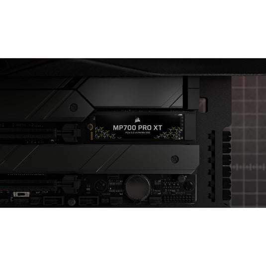 Corsair mp700 pro xt 1 tb ssd (zwart, pcie gen5 x4 nvme 2.0, m.2 2280, 3d tlc nand)
