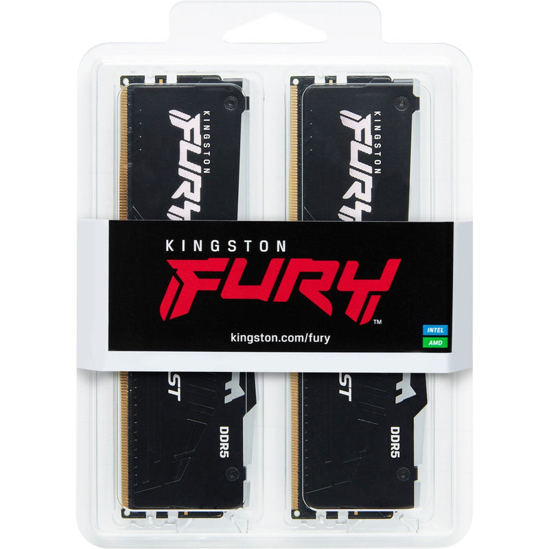 Load image into Gallery viewer, Kingston fury beast rgb 32 gb ddr5-5600 (2x 16 gb) werkgeheugen (zwart, kf556c36bbeak2-32, xmp 3.0, expo)
