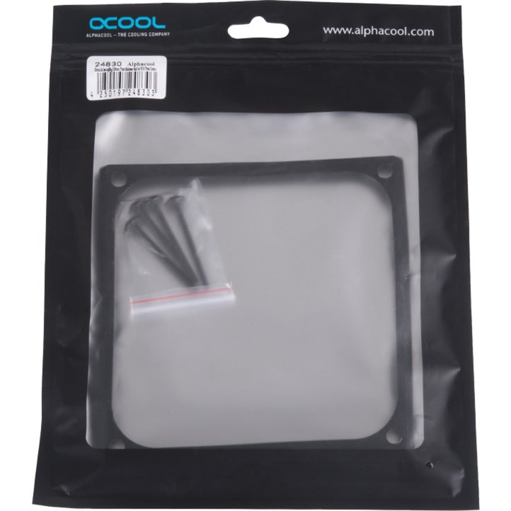 Load image into Gallery viewer, Alphacool shroud decoupling 120mm (7mm thick) inbouwframe (zwart)
