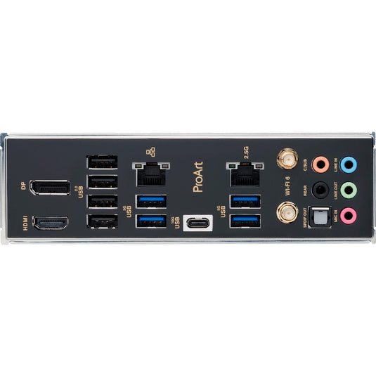 Asus proart b760-creator wifi socket 1700 moederbord (zwart brons, raid, 2.5 gb-lan, gb-lan, wi-fi 6, bt, sound, atx)
