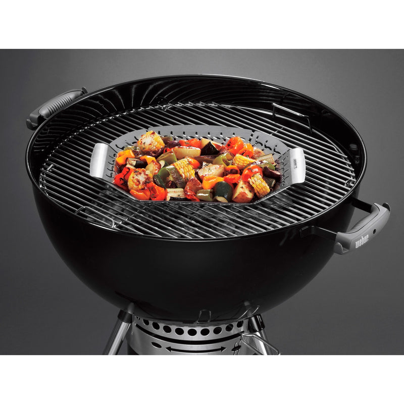 Load image into Gallery viewer, Weber premium grillkorf groentekorf (roestvrij staal)
