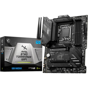 Msi mag b760 tomahawk wifi socket 1700 moederbord (zwart, raid, 2.5 gb-lan, wi-fi 6e, bt, sound, atx)
