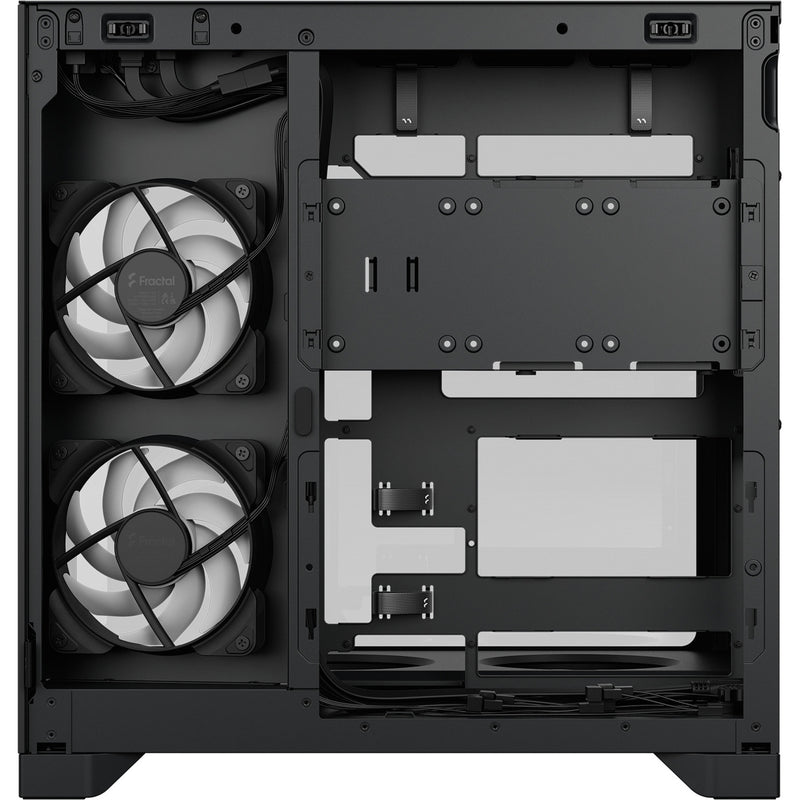 Afbeelding laden in galerijviewer, Fractal design pop 2 vision rgb midi tower behuizing (zwart | 1x usb-a | 1x usb-c | rgb | tempered glass)
