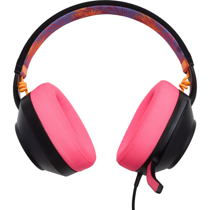 Load image into Gallery viewer, Powera lucidsound ls10 bedrade gamingheadset - middernachtelijke branding over-ear gaming headset (zwart roze, playstation 5, playstation 4, xbox series x|s, xbox one, pc, mobiel)
