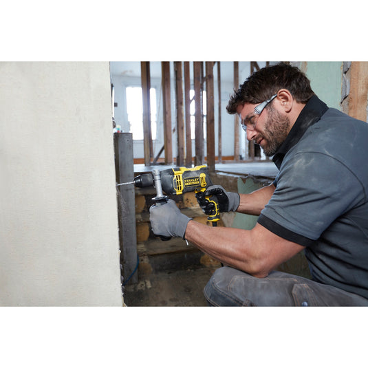 Stanley fatmax 750w klopboormachine (geel zwart, 1 snelheid, met koffer)