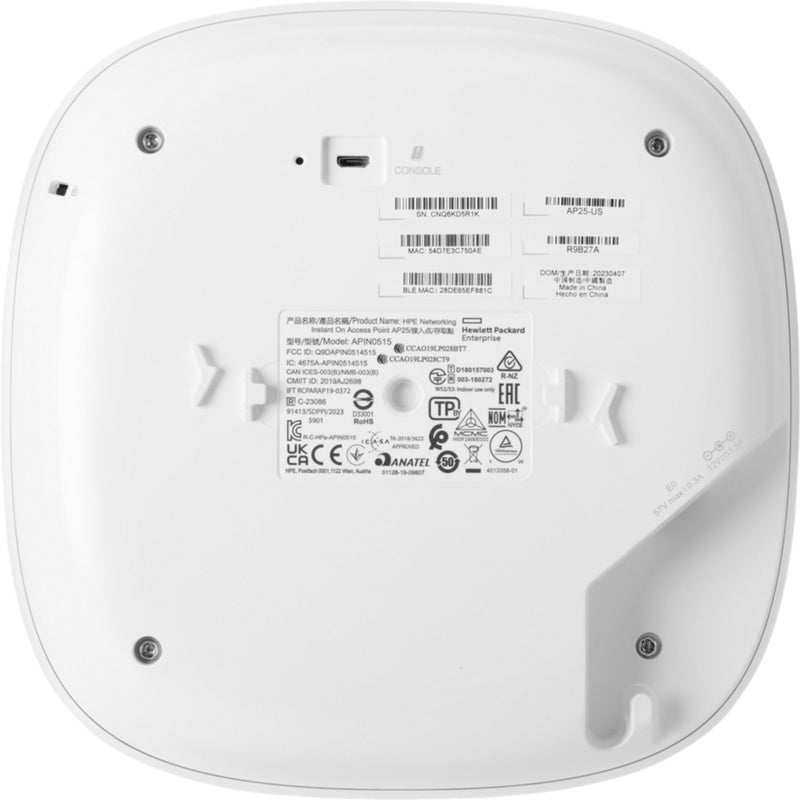 Load image into Gallery viewer, Hewlett packard enterprise instant on (rw) ap25 access point (wit, wi‑fi 6 4x4)
