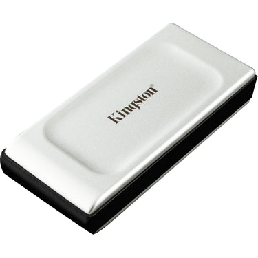 Kingston xs2000 portable 4 tb externe ssd (zilver zwart, sxs2000 2000g, usb-c 3.2 (20 gbit s))