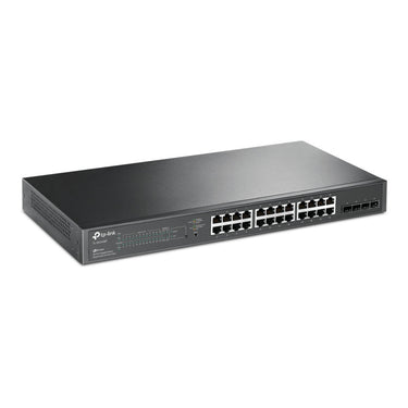 Tp-link omada sg2428p jetstream 28-poorts gigabit smart-switch (zwart, 24x poe+)