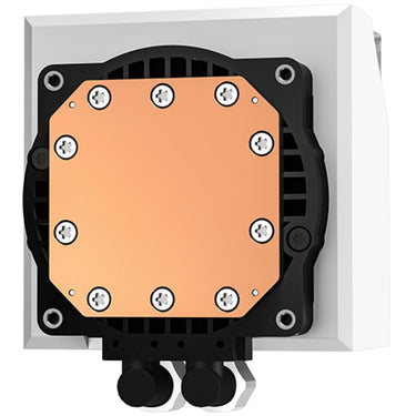 Deepcool lt240 argb waterkoeling (wit, 4-pins pwm fan-connector)