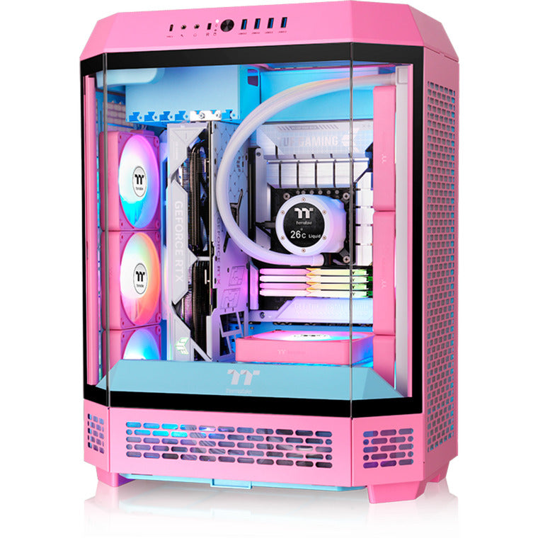 Load image into Gallery viewer, Thermaltake ct120 ex argb sync pc cooling fan pink (3-fan pack) case fans (pink, 3 stuks, 120 x 120 x 25 mm, pwm)
