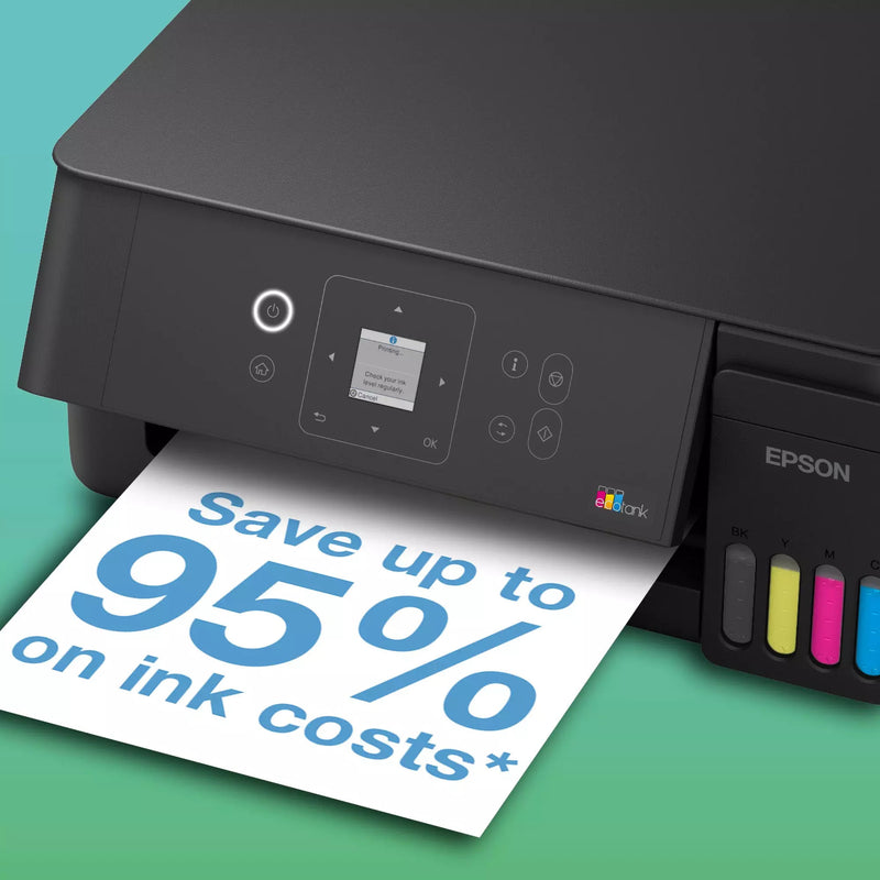 Load image into Gallery viewer, Epson ecotank et-2922 all-in-one inkjetprinter (zwart, scannen, kopiëren, wi-fi, inclusief tot 3 jaar inkt, c11cl63416)
