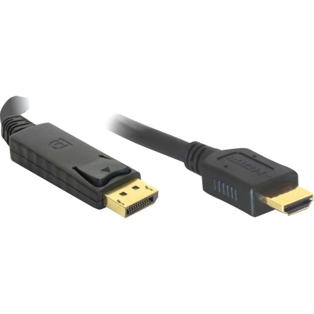 Load image into Gallery viewer, Delock displayport naar high speed hdmi kabel (zwart, 3 meter, 4k)
