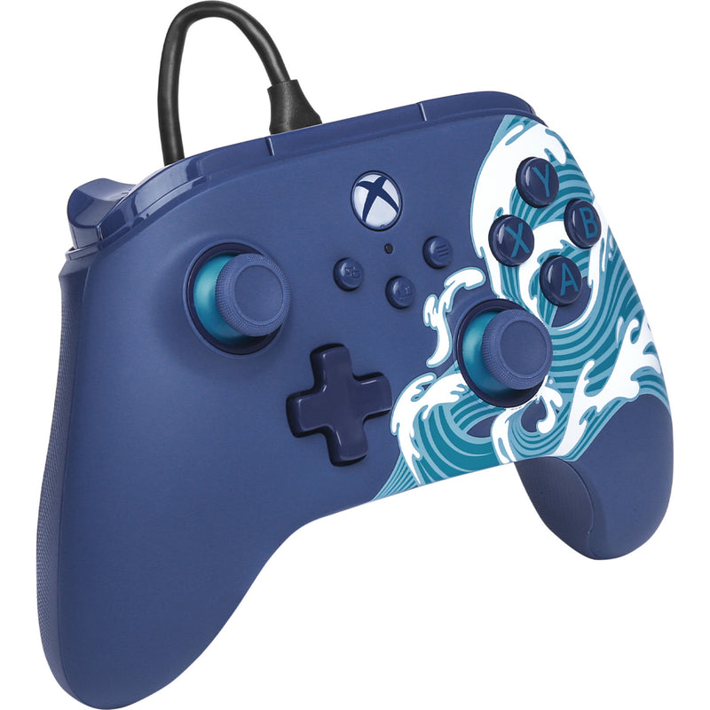 Load image into Gallery viewer, Powera advantage controller met kabel voor de xbox series x|s - watergolf (azuurblauw, xbox series x|s, xbox one, pc)
