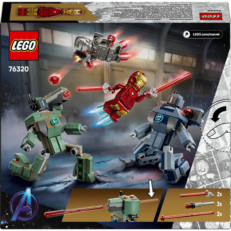 Load image into Gallery viewer, Lego ® ǀ marvel iron man en war machine vs. hammer drones - 76320
