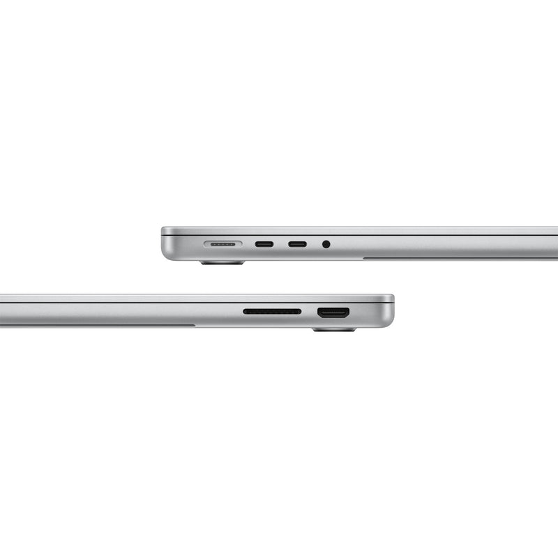 Load image into Gallery viewer, Apple macbook pro 2023 14 (mr7j3n a) refurbished laptop (zilver | m3 8 core | 10‑core gpu | 8gb ram | 512 gb ssd)
