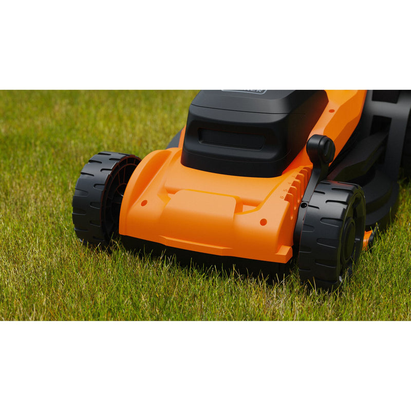 Load image into Gallery viewer, Black+decker bemwp340 grasmaaier (oranje zwart, 34 cm, 1400w)
