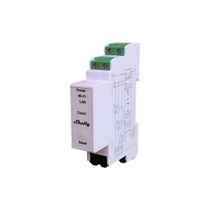 Load image into Gallery viewer, Shelly pro 3em-120a v2 meetapparaat (wit, lan, wifi, bluetooth)
