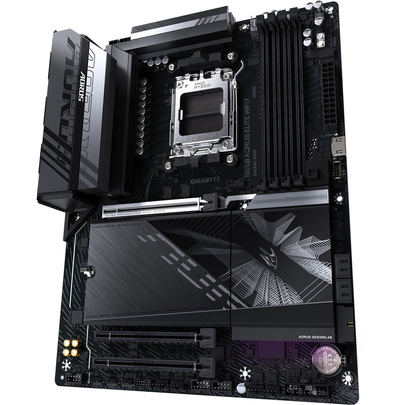 Load image into Gallery viewer, Gigabyte b850 aorus elite wifi7 socket am5 moederbord (zwart, raid, 2,5gb-lan, wi-fi 7, bt, sound, atx)
