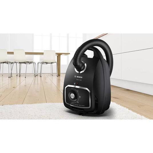 Bosch serie 6 stofzuiger met zak bgb6x320 (zwart)