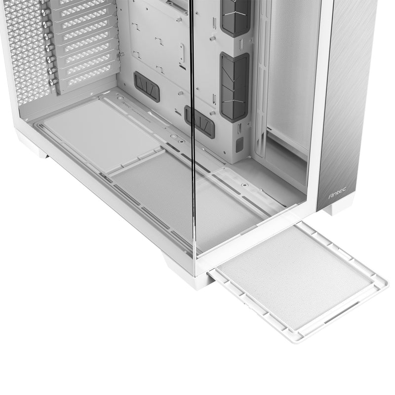 Load image into Gallery viewer, Antec c8 midi tower behuizing (wit zilver | 2x usb-a | 1x usb-c | tempered glass)
